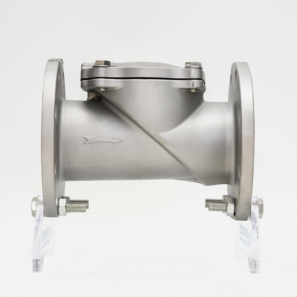 Ruostumattomasta teräksestä valmistettu kumilevy takaiskuventtiili H44X-16P