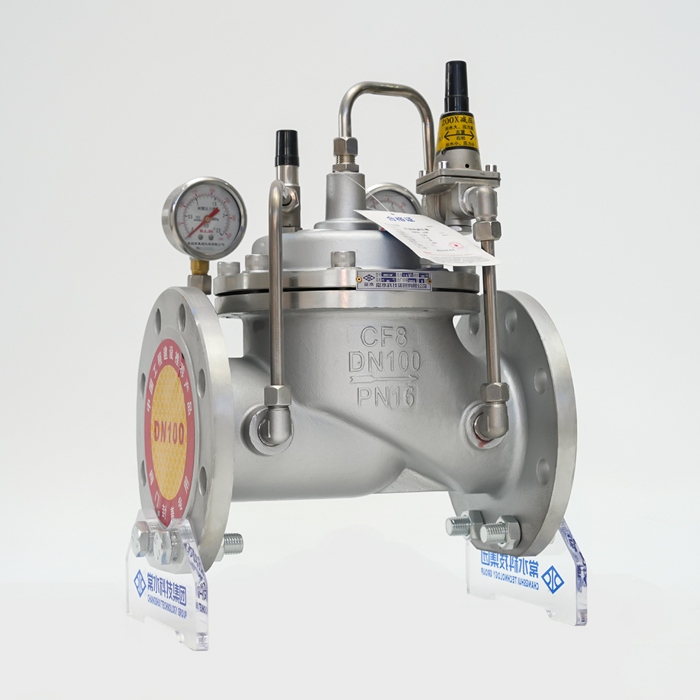 Ruostumattomasta teräksestä säädettävä paineenalennusventtiili 200X-16P